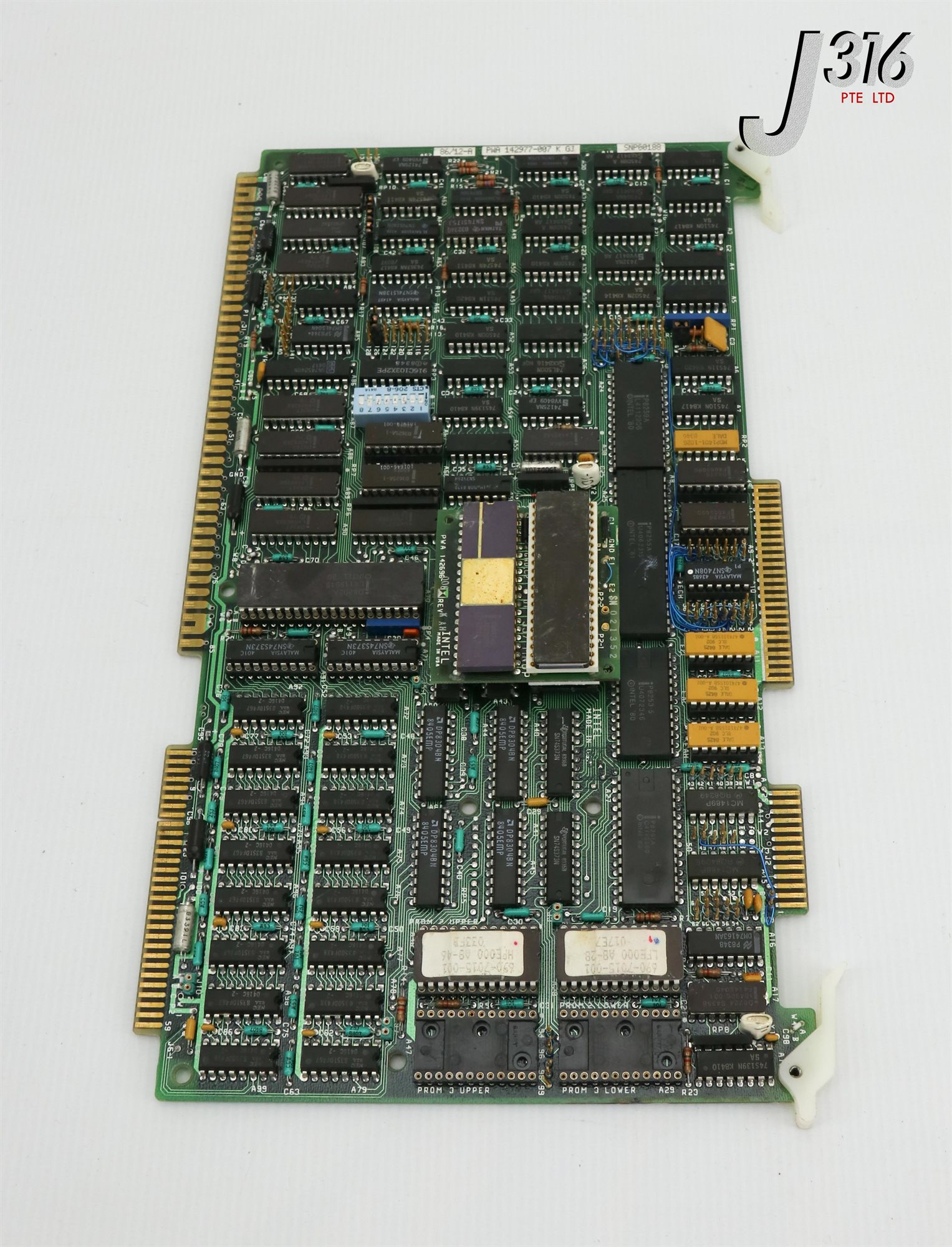 23114 INTEL PCB ASSY, 86/12-A W/ PCB PWA 142696-006 PWA 142977-007